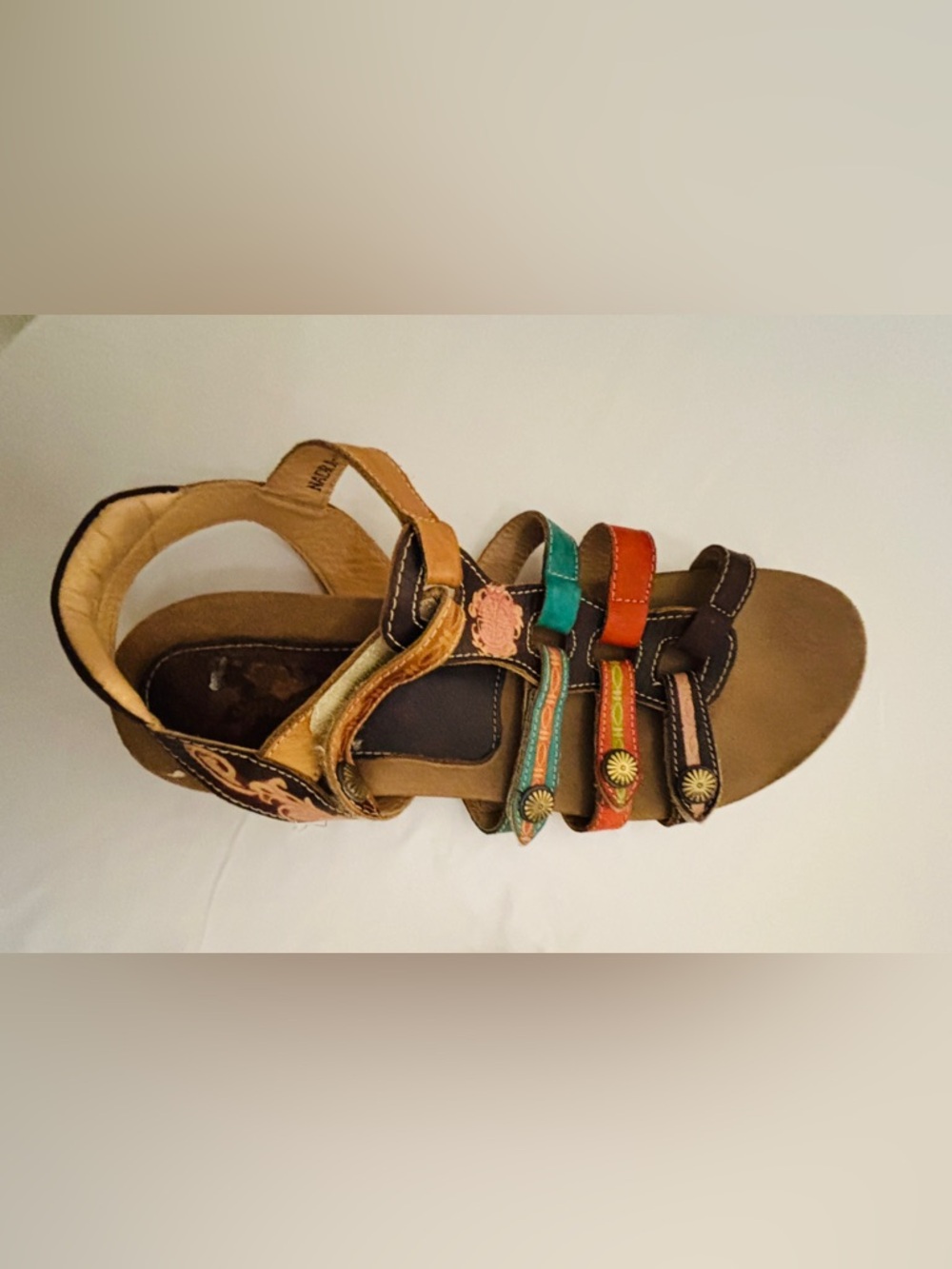 Spring Step L’Artiste Nadra Gladiator Multicolor Sandals Women’s Size 41 US 9 - Picture 6 of 8